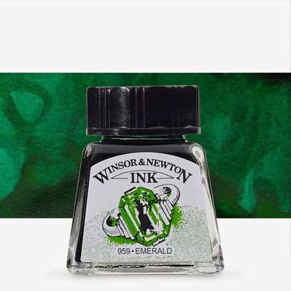 Winsor & Newton Drawing Inks Individual Colours - 14ml Bottles