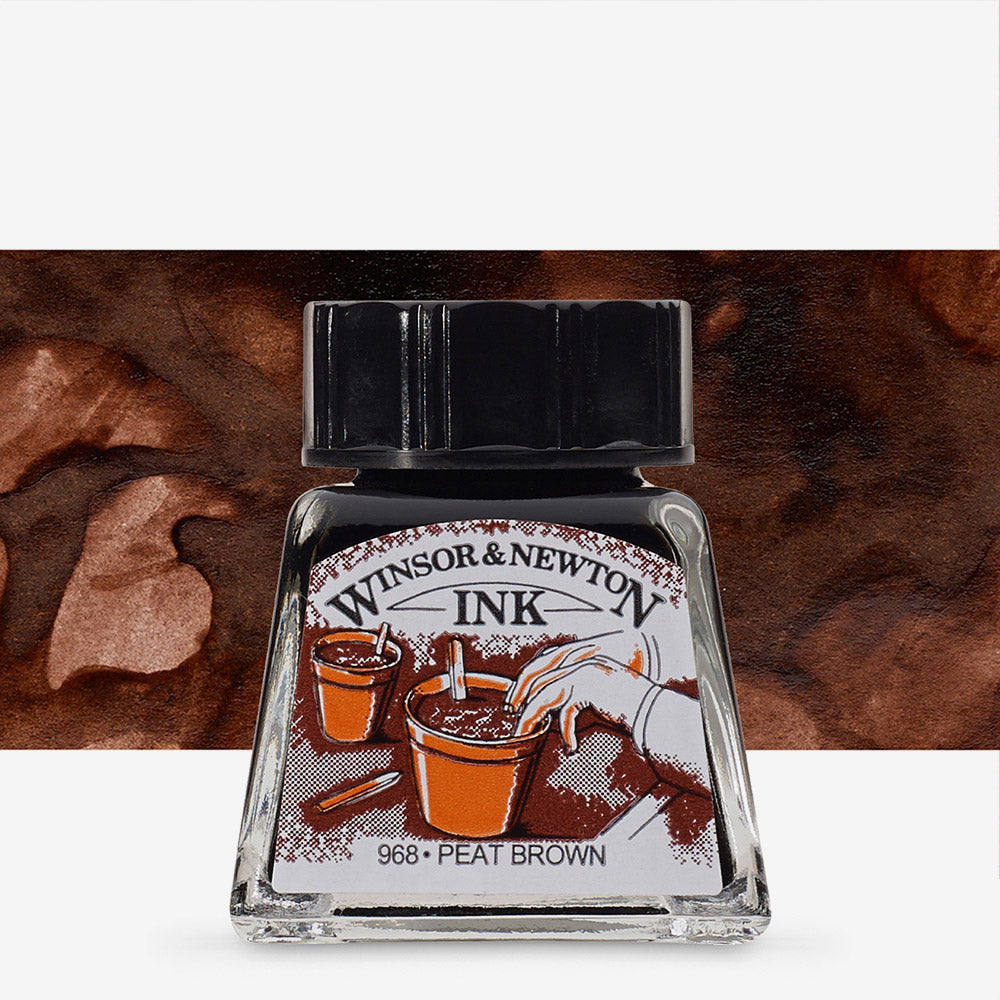 Winsor & Newton Drawing Inks Individual Colours - 14ml Bottles