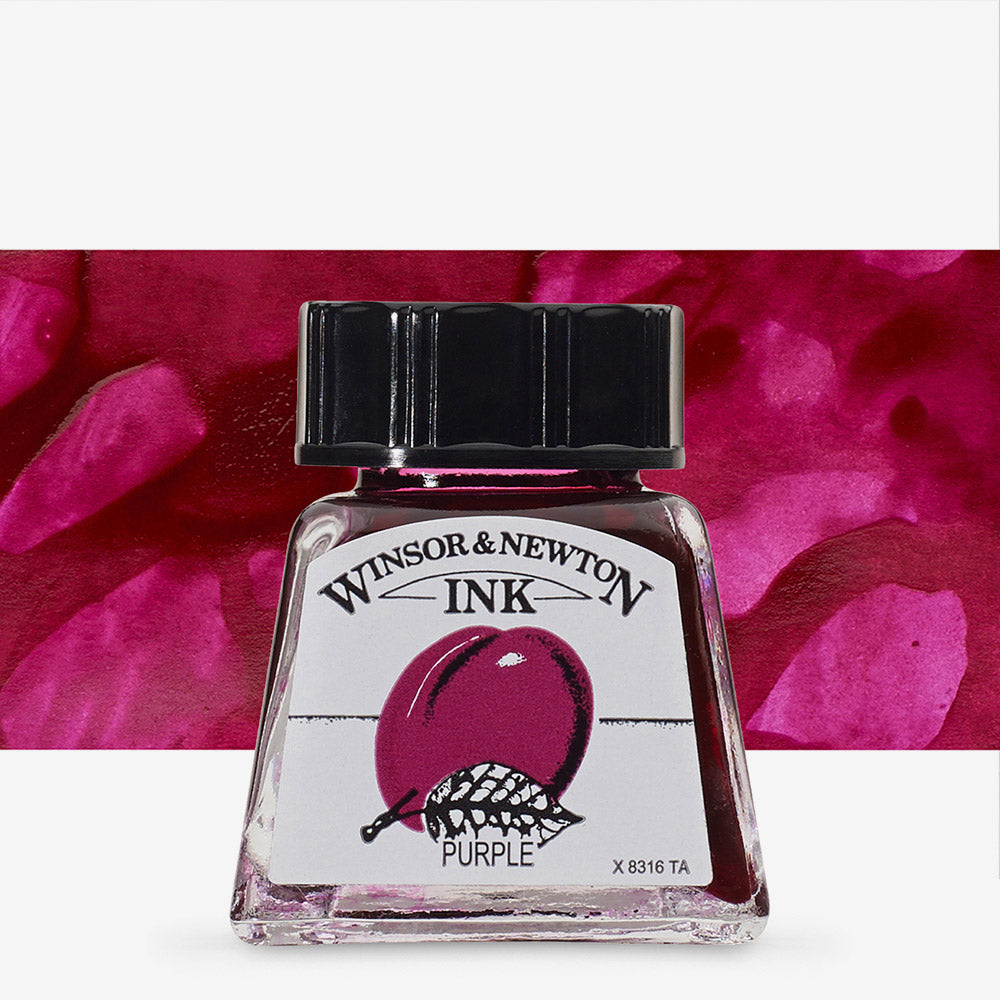 Winsor & Newton Drawing Inks Individual Colours - 14ml Bottles