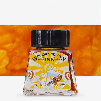 Winsor & Newton Drawing Inks Individual Colours - 14ml Bottles