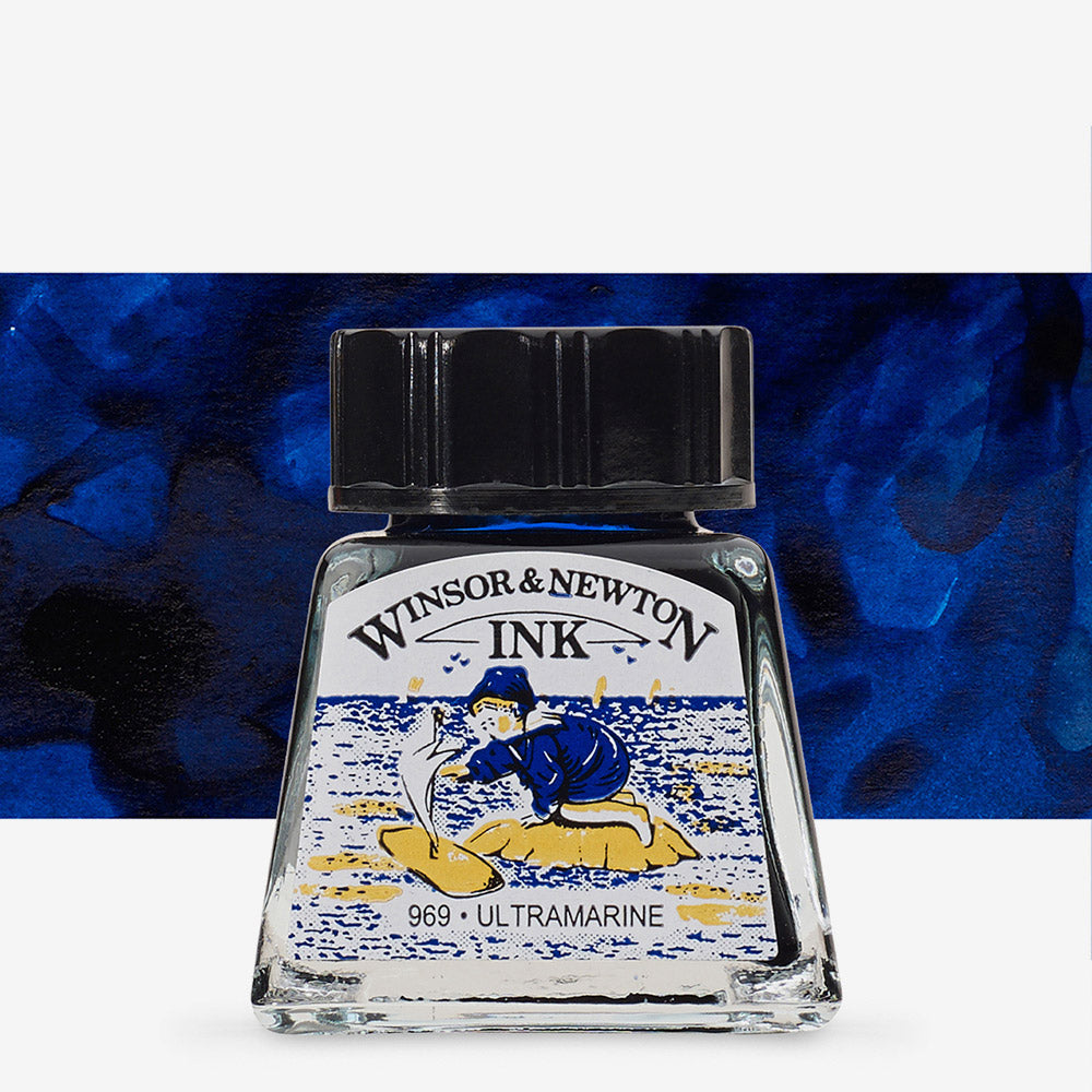 Winsor & Newton Drawing Inks Individual Colours - 14ml Bottles