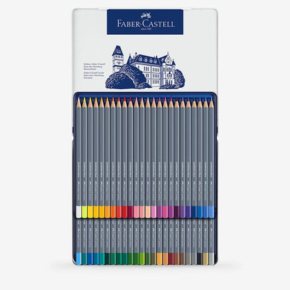 Faber-Castell : Goldfaber Aqua : Watercolour Pencil : Metal Tin Set of 48
