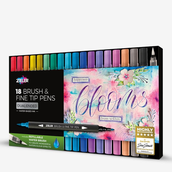 Zieler : Artists Complete Colouring Set : Clear A3 Case : Set of 44