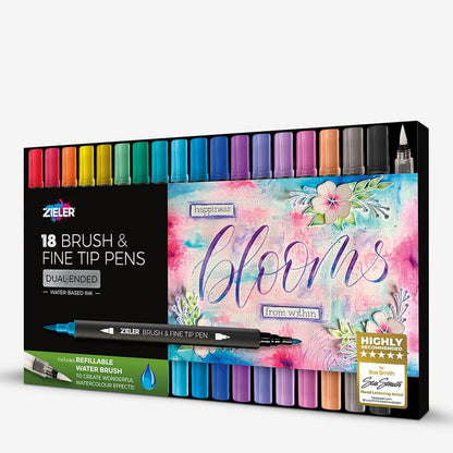 Zieler : Artists Complete Colouring Set : Clear A3 Case : Set of 44