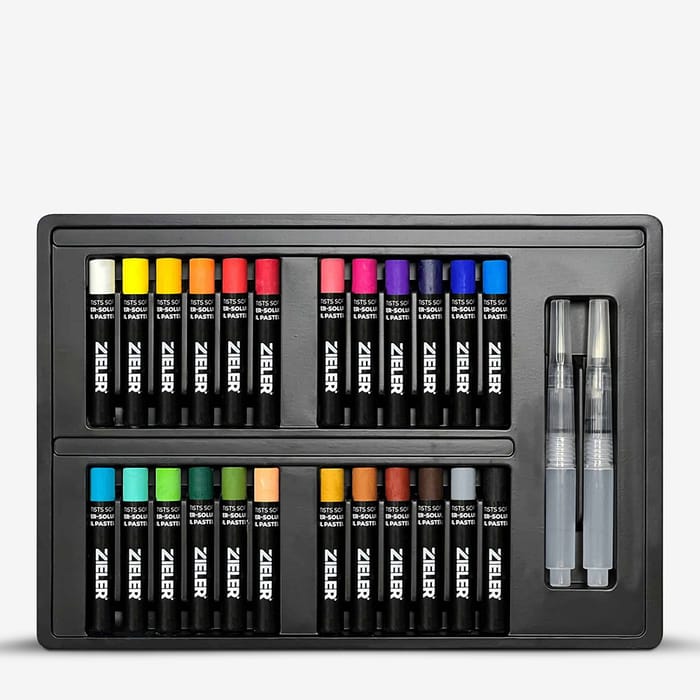Zieler : Artists Complete Colouring Set : Clear A3 Case : Set of 44