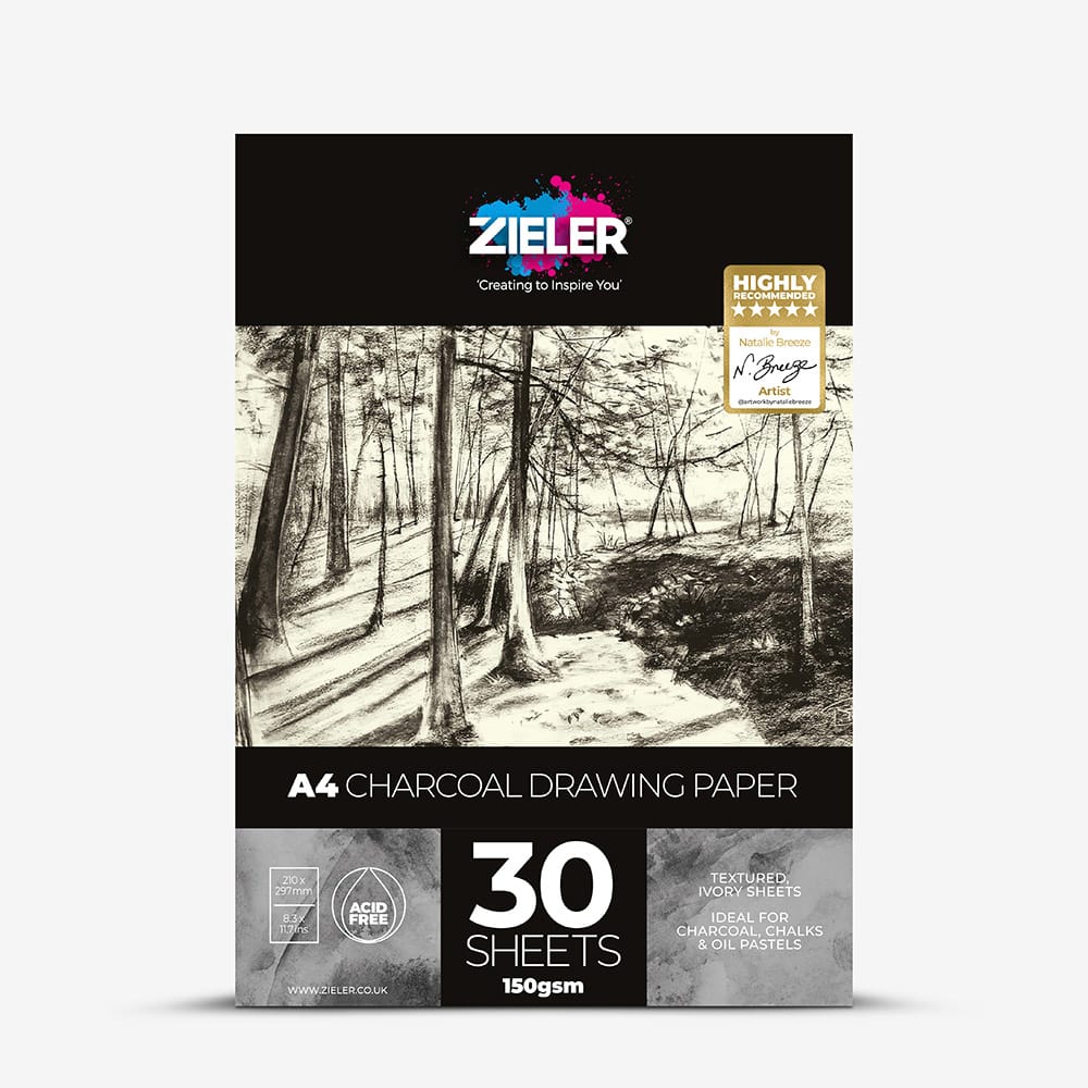 Zieler : Charcoal Drawing : Introductory Set : Set of 25