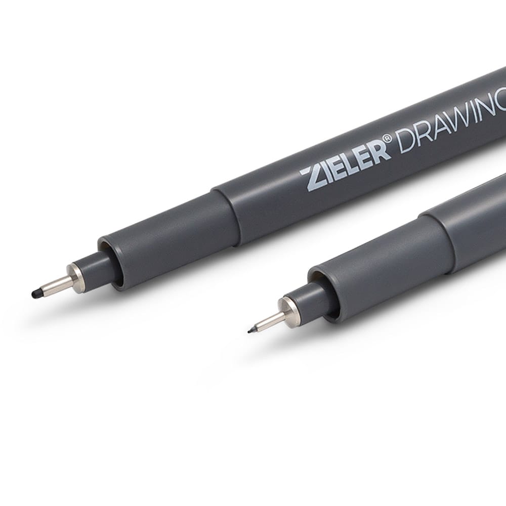 Zieler : Fineliner Drawing Pens : Set of 12