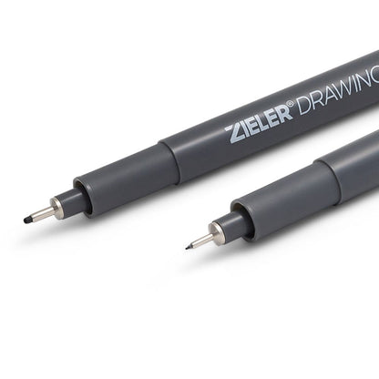 Zieler : Fineliner Drawing Pens : Set of 12