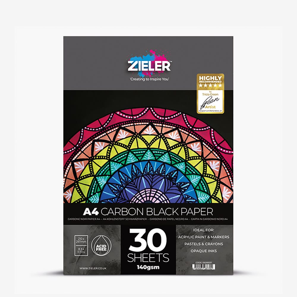 Zieler : Paint Markers : Starter Set : Vibrant Colours : Set of 8 with Pad