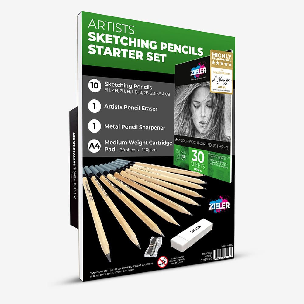 Zieler : Sketching Pencils : Starter Set : Set of 13