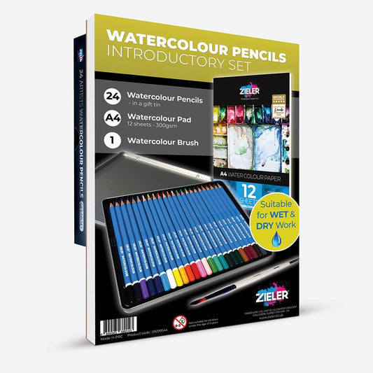 Zieler : Watercolour Pencils : Introductory Set : Set of 26