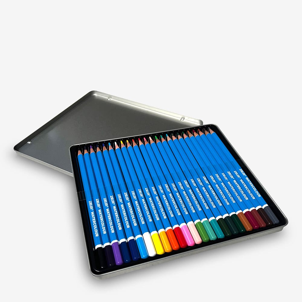 Zieler : Watercolour Pencils : Introductory Set : Set of 26