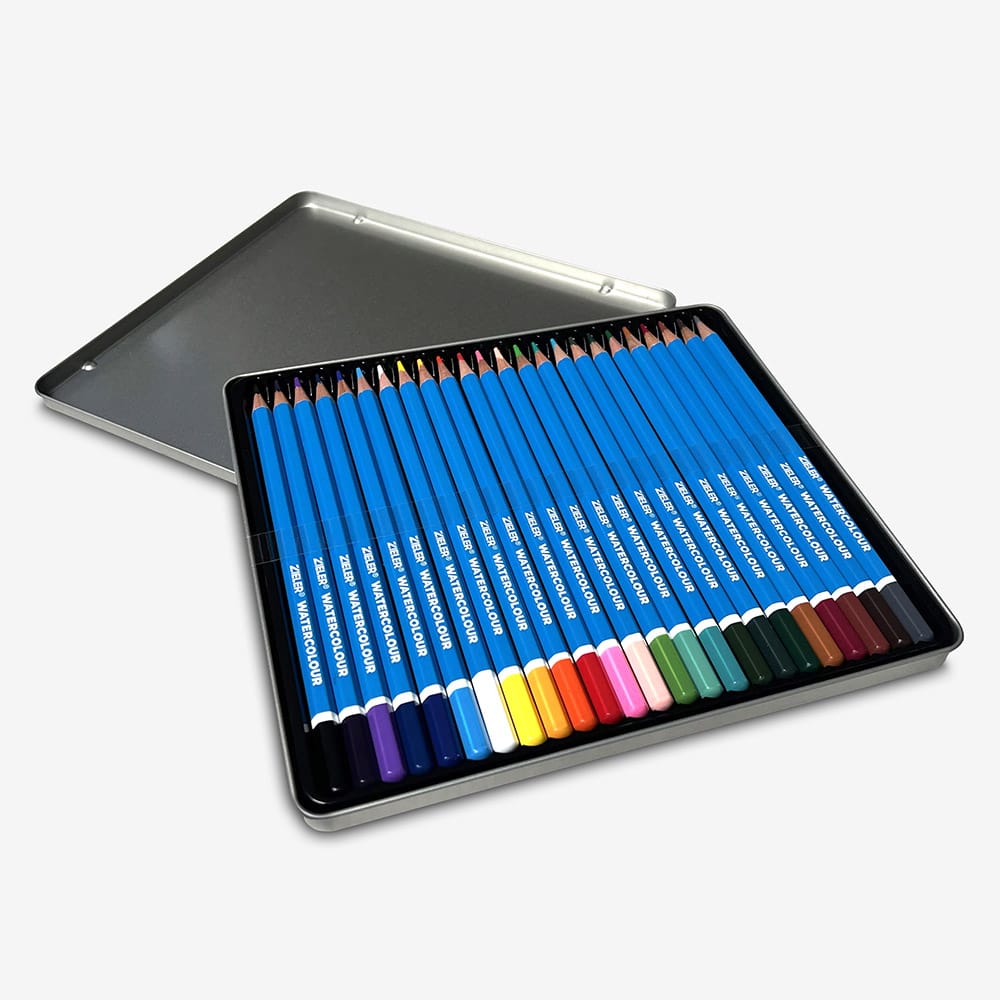 Zieler : Watercolour & Sketching Pencil : Starter Set : Set of 38