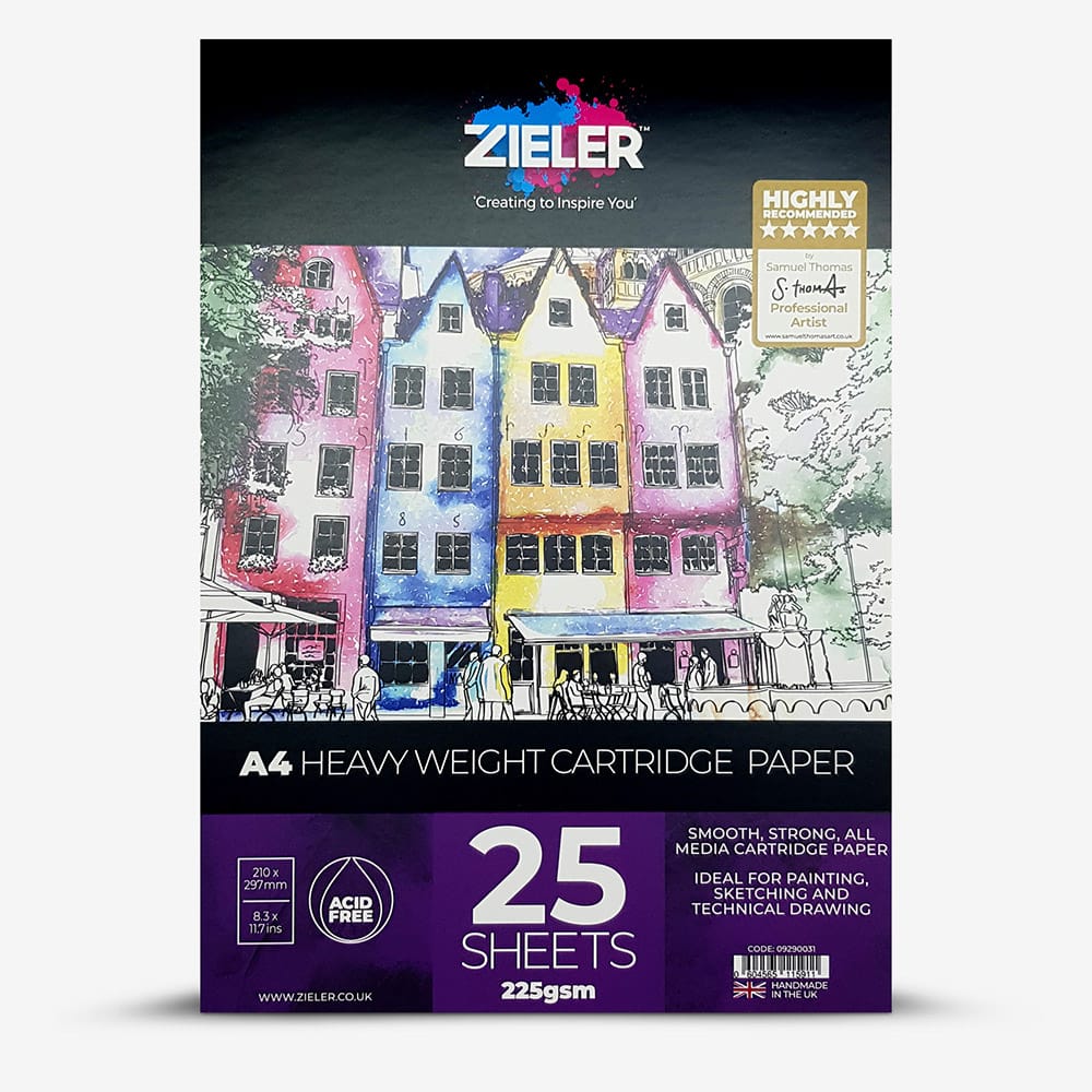 Zieler : Watercolour & Sketching Pencil : Starter Set : Set of 38