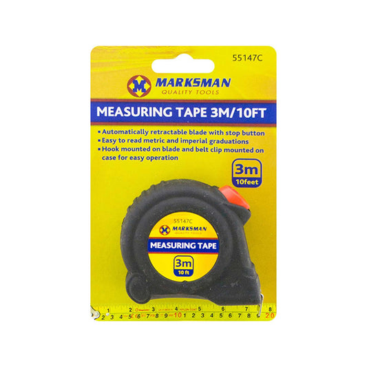 Marksman 3m (10FT) Measuring Tape