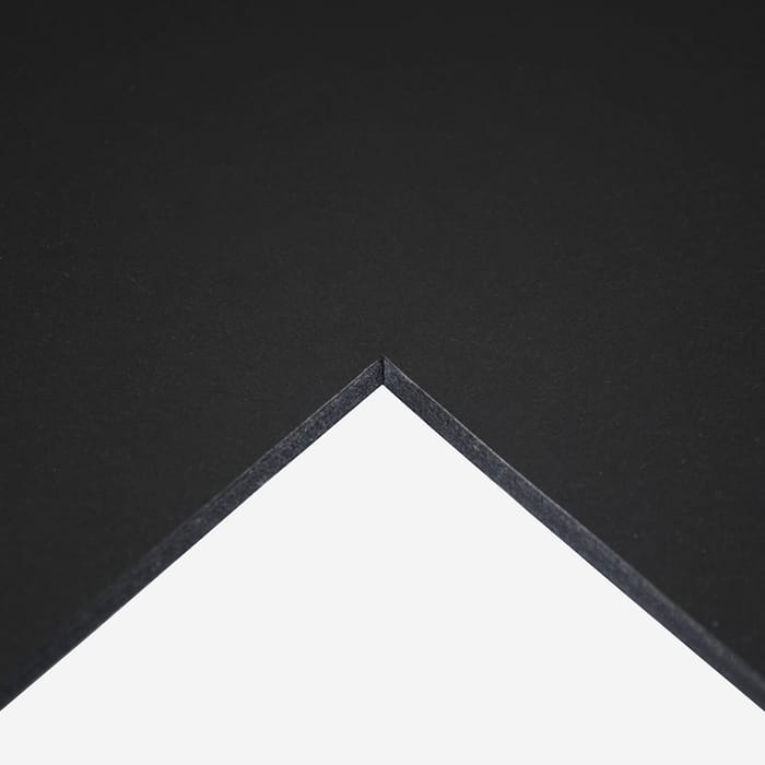 Daler-Rowney : Studland Mountboard : A1 : 23x33in : Double Sided Black [Black Core]