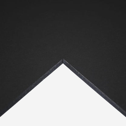 Daler-Rowney : Studland Mountboard : A1 : 23x33in : Double Sided Black [Black Core]