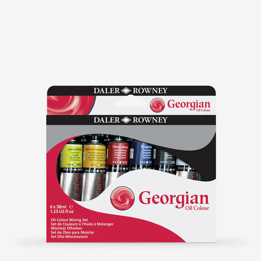 Daler-Rowney : Georgian Oil : 38ml : Mixing Set of 6