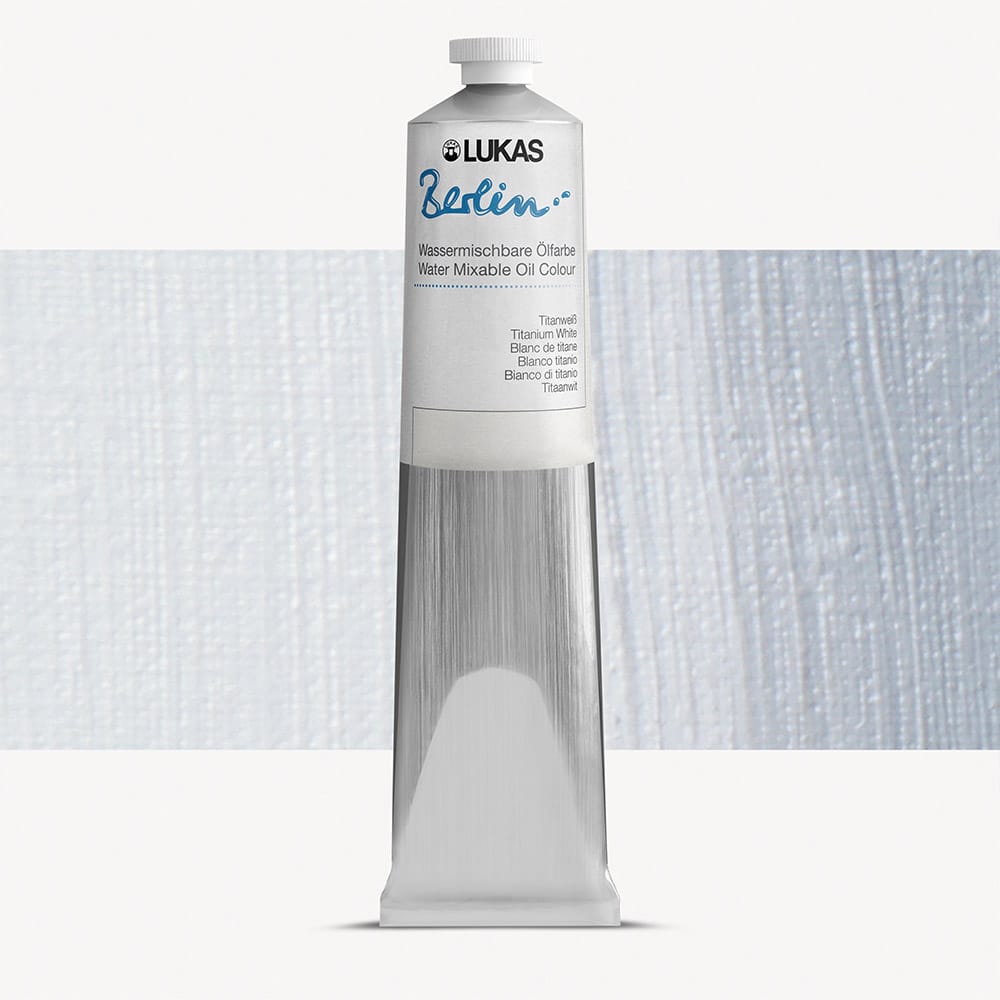 Lukas : Berlin : Water-Mixable Oil Paint : 200ml : Titanium White