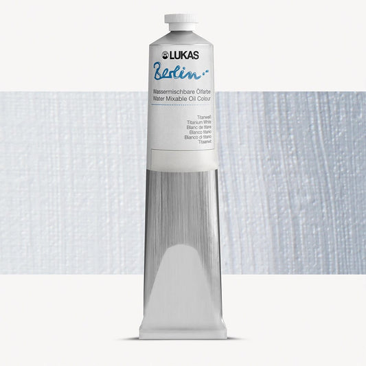 Lukas : Berlin : Water-Mixable Oil Paint : 200ml : Titanium White