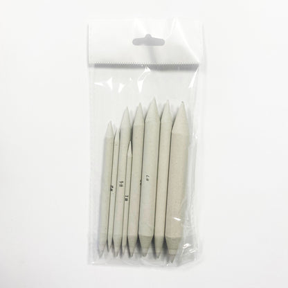  Pack contains 8 paper stumps in various sizes.