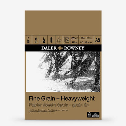 Daler-Rowney Fine Grain Heavyweight Cartridge Pad