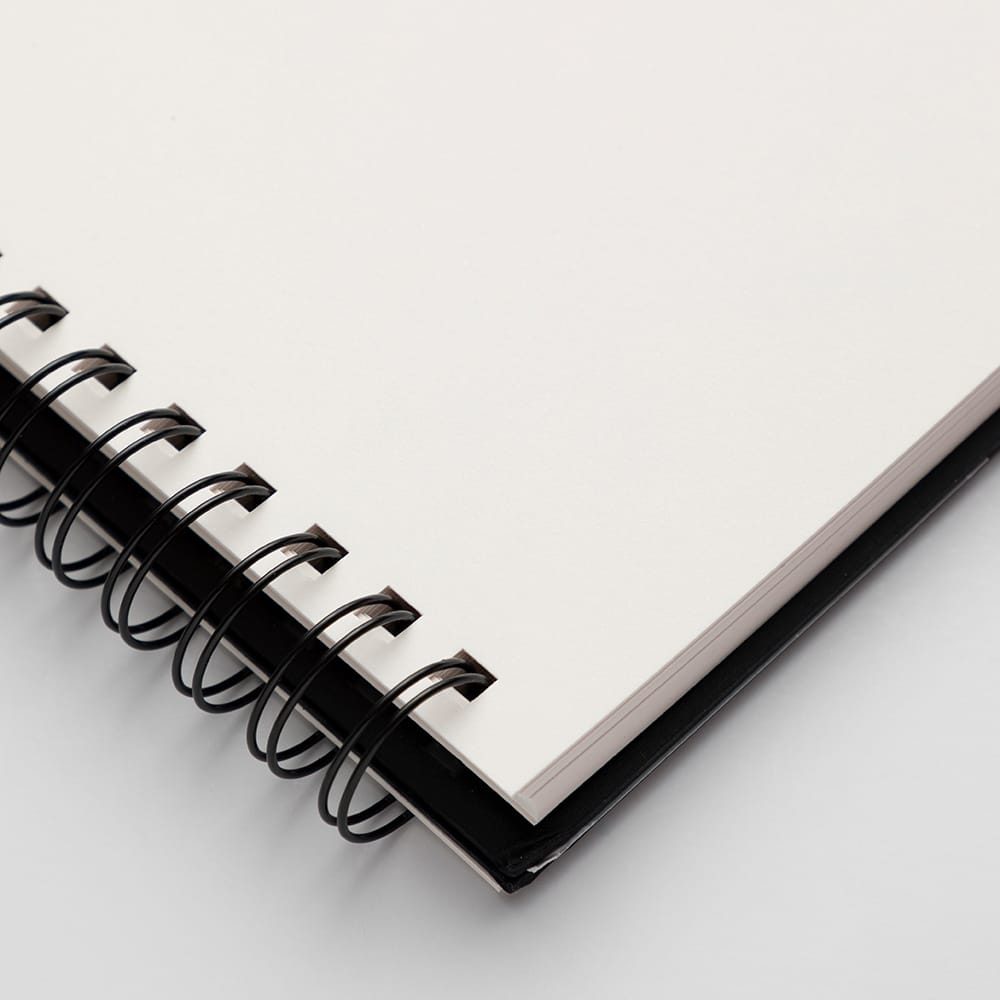 Daler-Rowney : Ebony : Spiral : Portrait : 160gsm : 54 Sheets