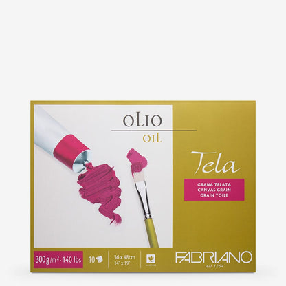 Fabriano : Tela : Oil Painting Paper : Block : 300gsm : 10 Sheets