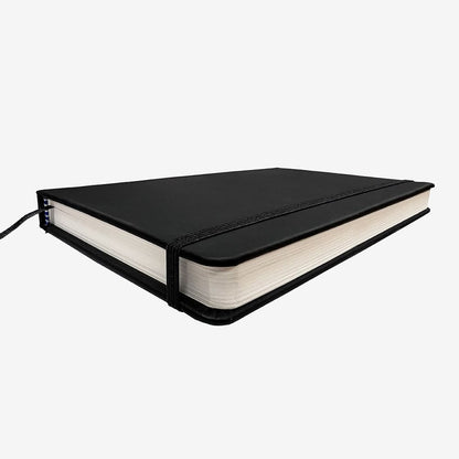 Zieler : Sketchbook Journal : 140gsm : 210x130mm : 80 Sheets : Portrait : Black