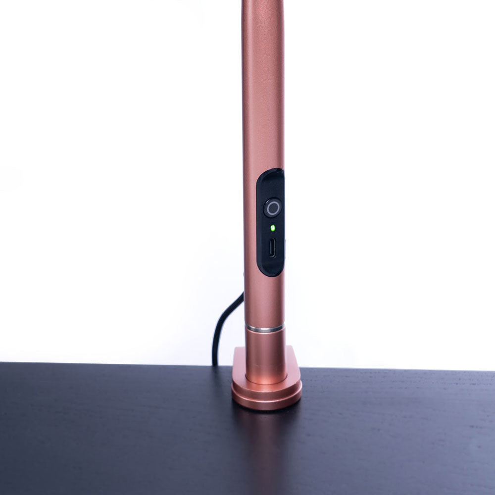 Daylight Lighting : Slimline 4 : Table Lamp : Rose Gold