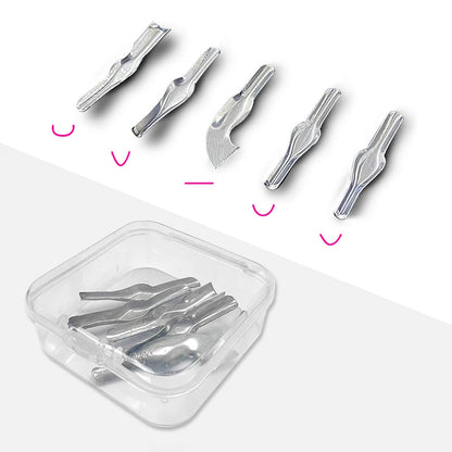 Zieler : 5 Lino Cutters & Handle Set