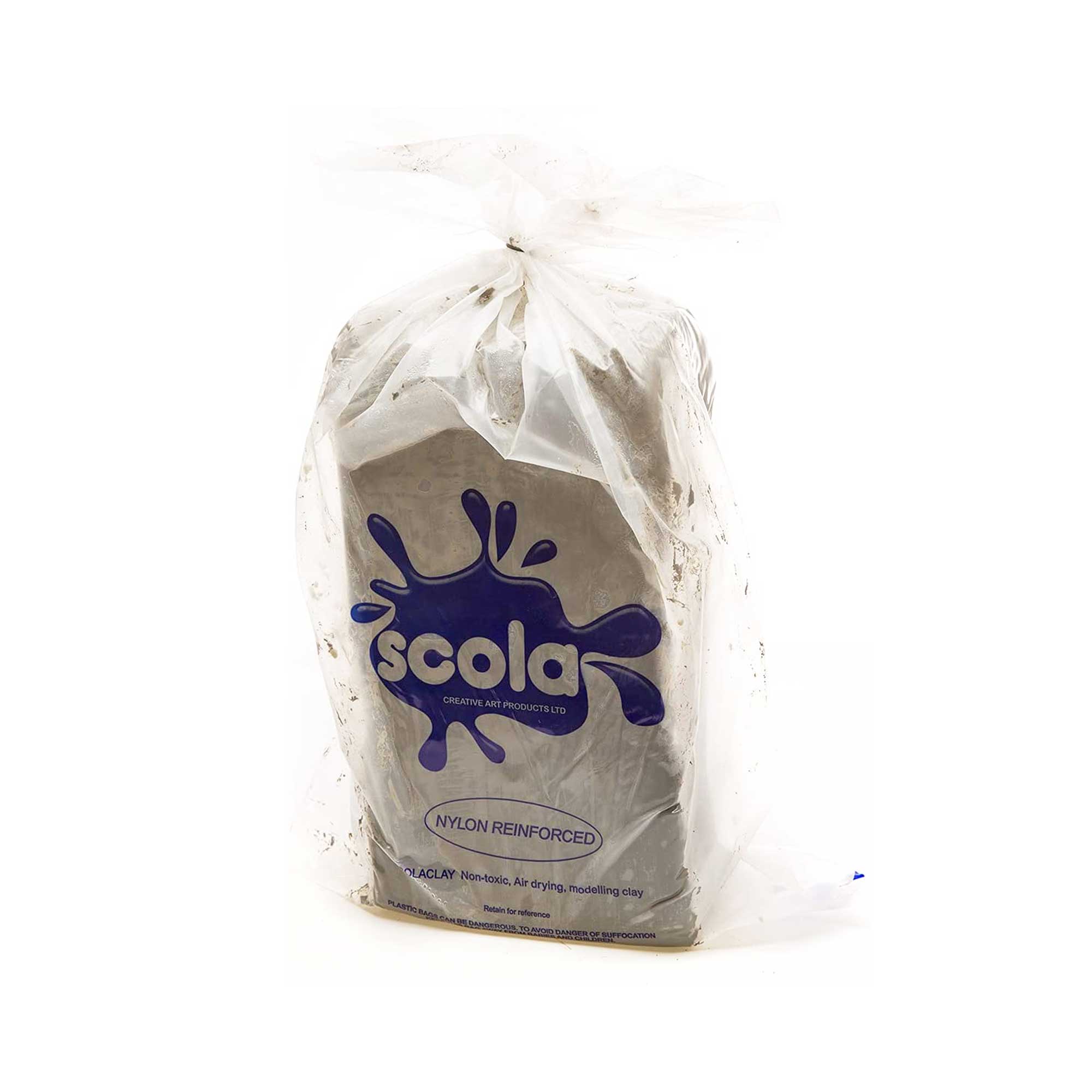 Scola Air Hardening Clay - Stone - 12.5kg