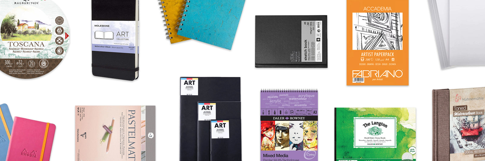 Artway A5 Sketchbooks - Cartridge Paper and Rag Paper