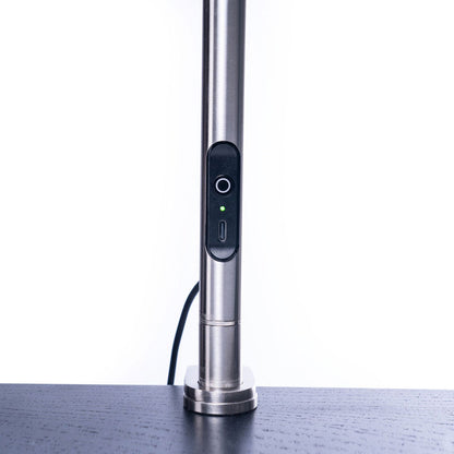Daylight Lighting : Slimline 4 : Table Lamp : Brushed Steel