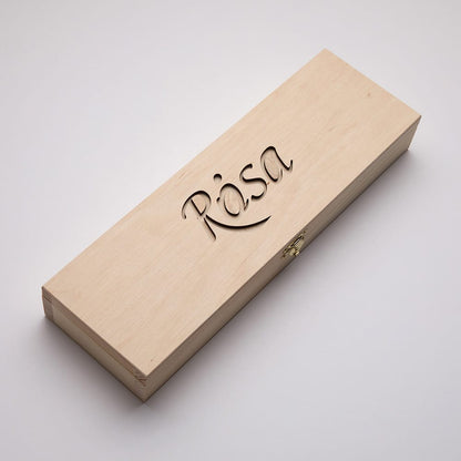 Rosa Gallery : Watercolour Paint : 10ml : 14 Assorted Colours : Wooden Box Set