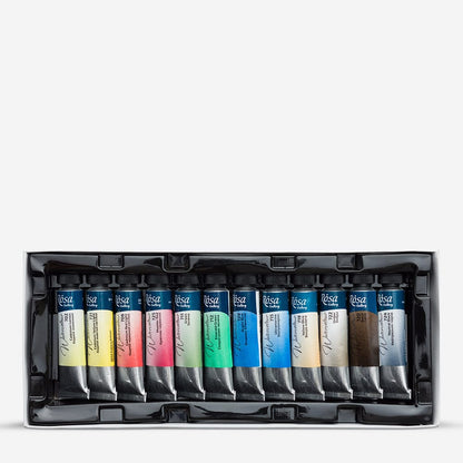 Rosa Gallery : Watercolour Paint : 10ml : Classic Set of 12 : Assorted colours