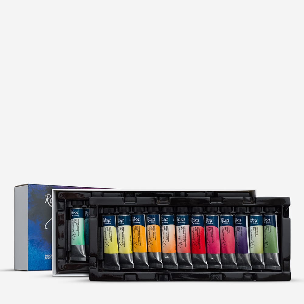 Rosa Gallery : Watercolour Paint : 10ml : Classic Set of 24 : Assorted colours