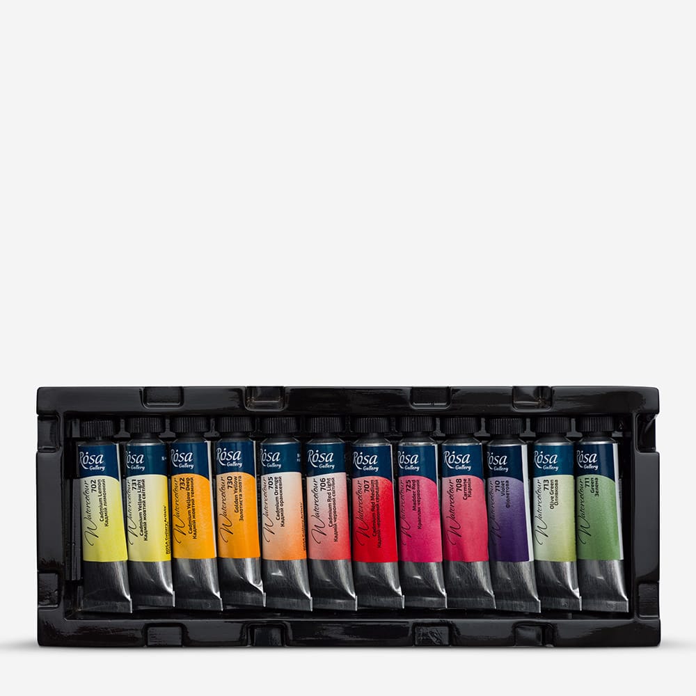 Rosa Gallery : Watercolour Paint : 10ml : Classic Set of 24 : Assorted colours