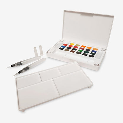 Zieler : Premium Watercolour Paint : Half Pan : Complete Set