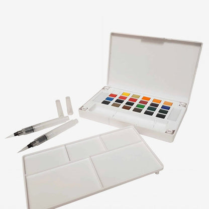 Zieler : Premium Watercolour Paint : Half Pan : Starter Set