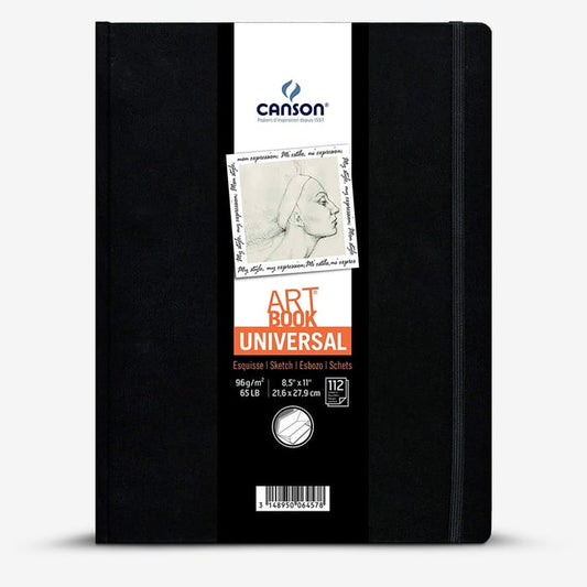 Daler-Rowney : Art Book: Universal Sketchbook : Hardbound : 96gsm : 21.6x27.9cm : 112 Sheets