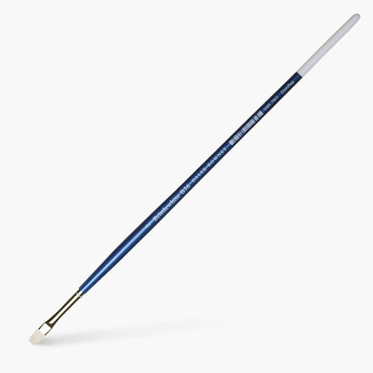 Daler-Rowney : Bristlewhite : Hog Bristle Brush : Long Handle : Series B36 : Short Flat