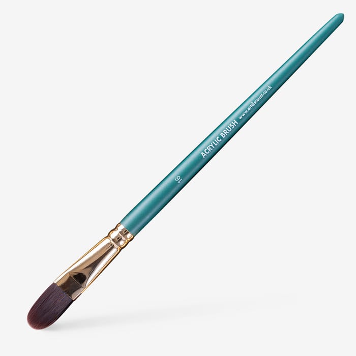 ARTdiscount Short Handled Artists' Brushes - Filbert Size 16