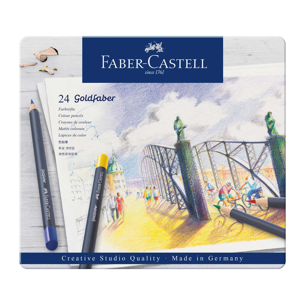 Faber-Castell Goldfaber Coloured Pencils - Set of 24