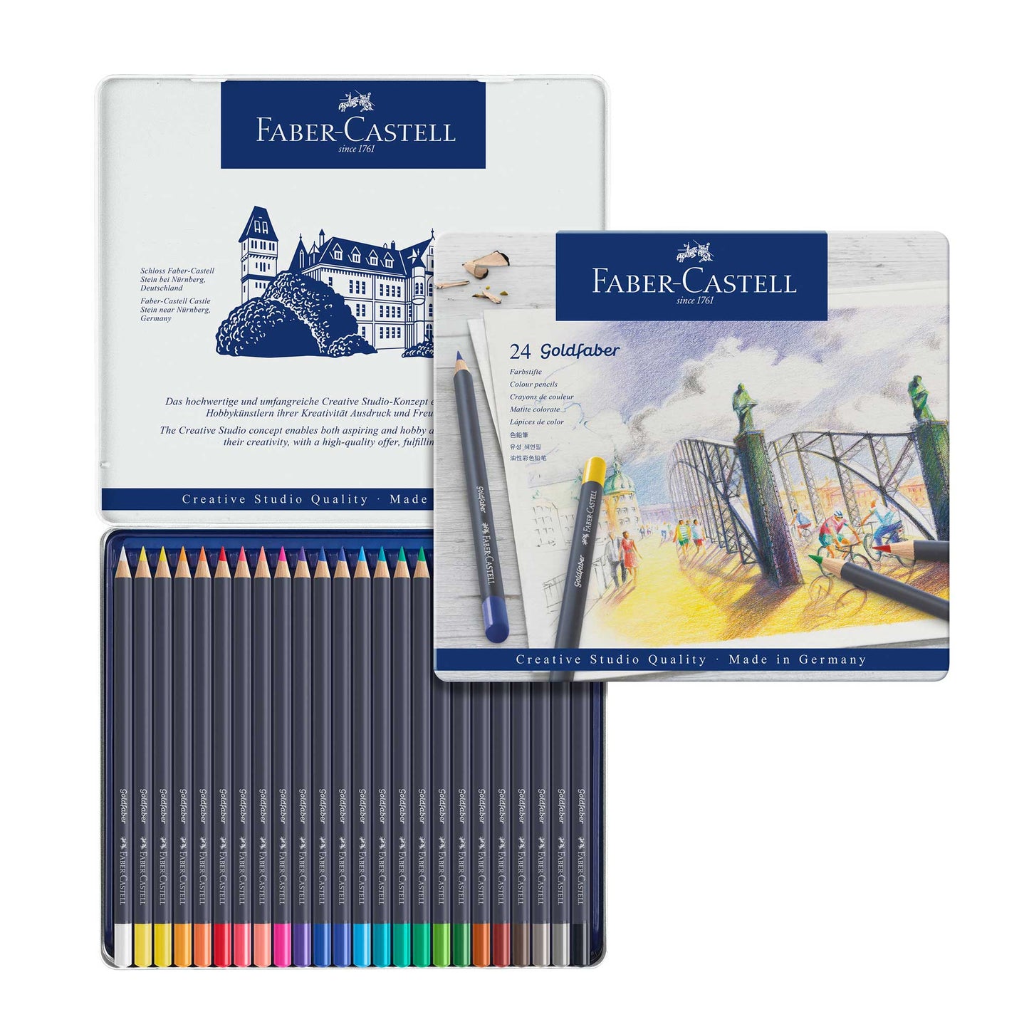 Faber-Castell Goldfaber Coloured Pencils - Set of 24