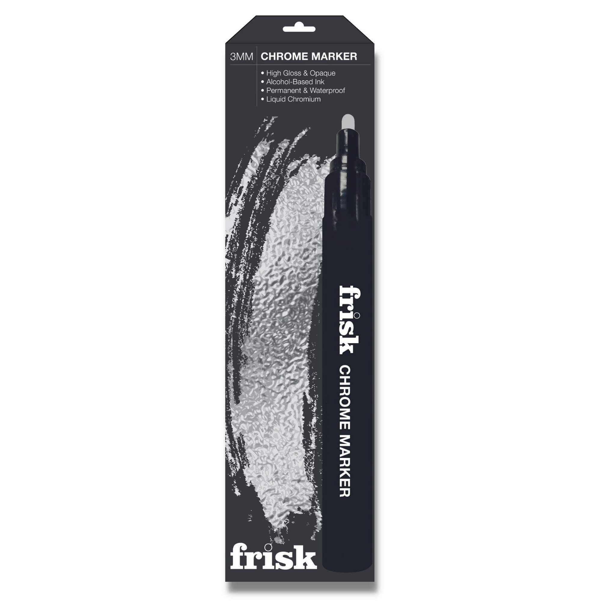 Frisk Chrome Marker - Silver - 3mm Box