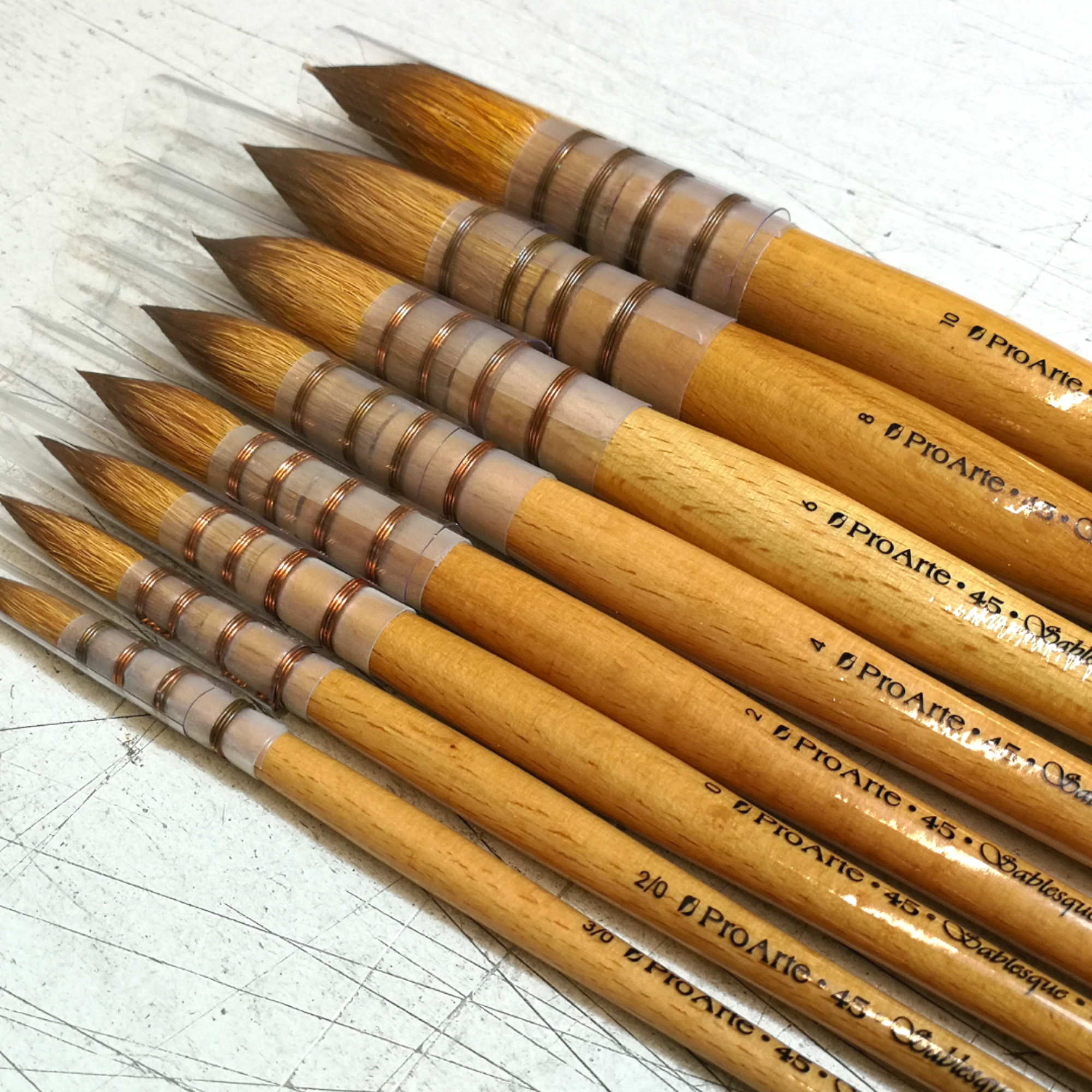 Pro Arte : Renaissance Squirrel Mop Watercolor Brushes - Brushes