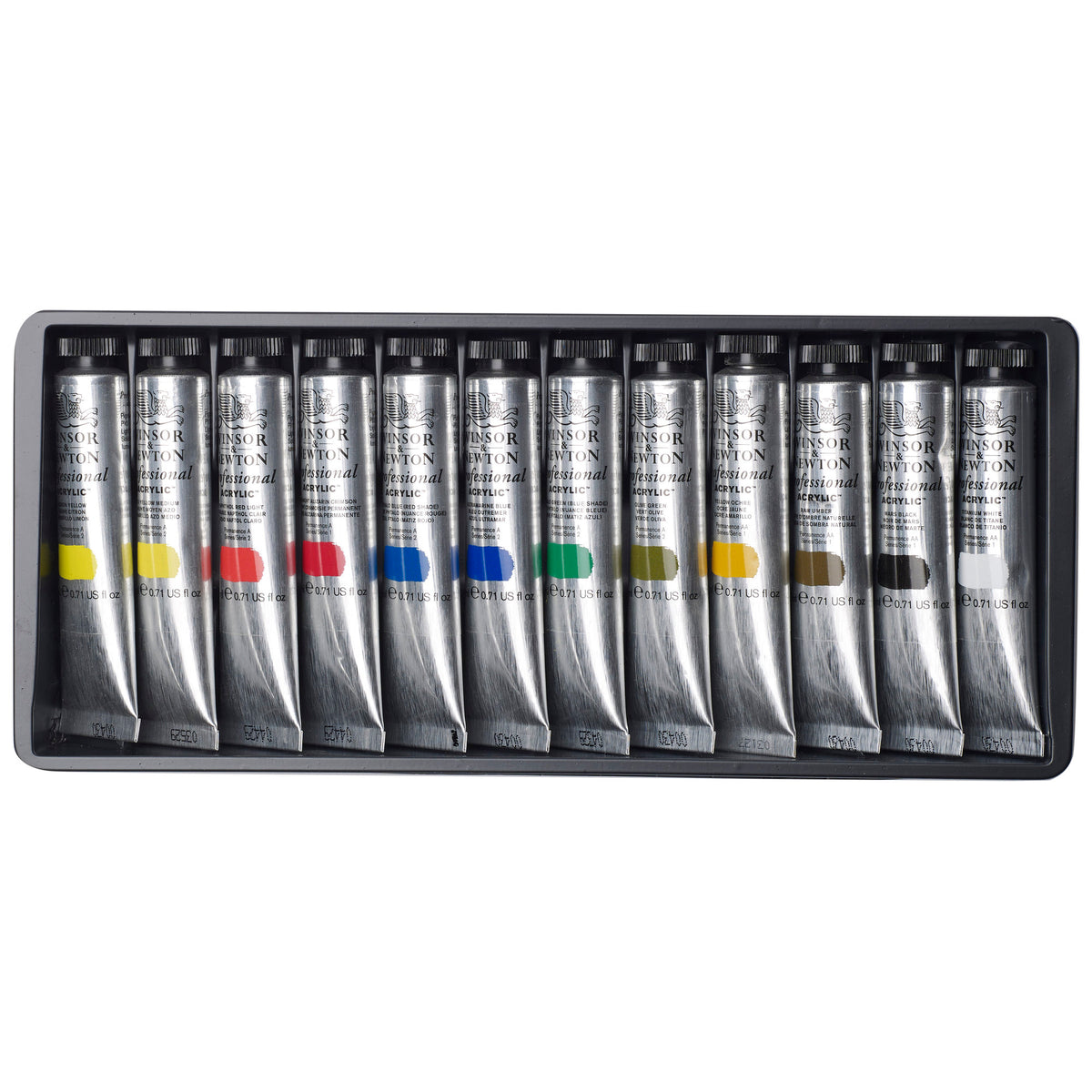 Winsor & Newton Professional Acrylic 12 Tube set