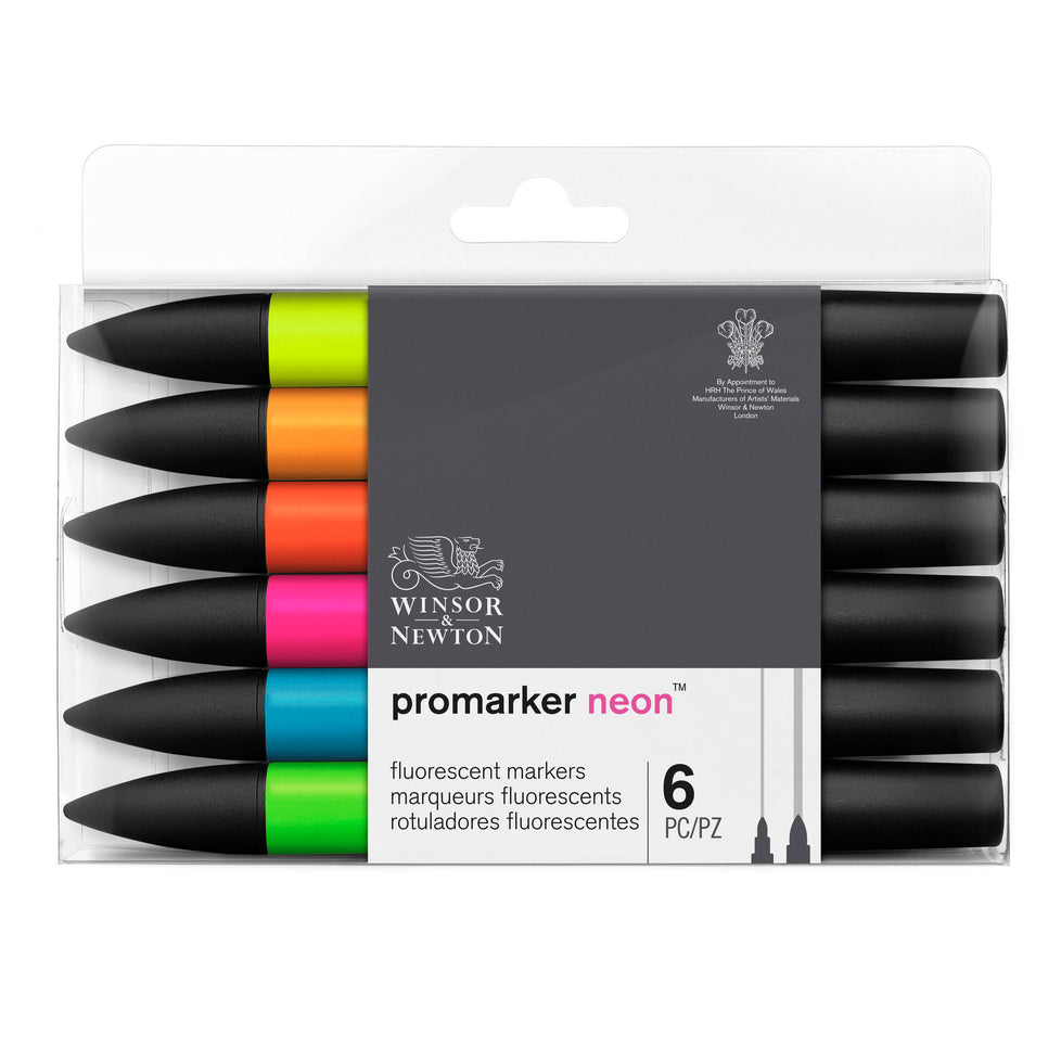 Winsor & Newton Promarker NEON Marker Set of 6