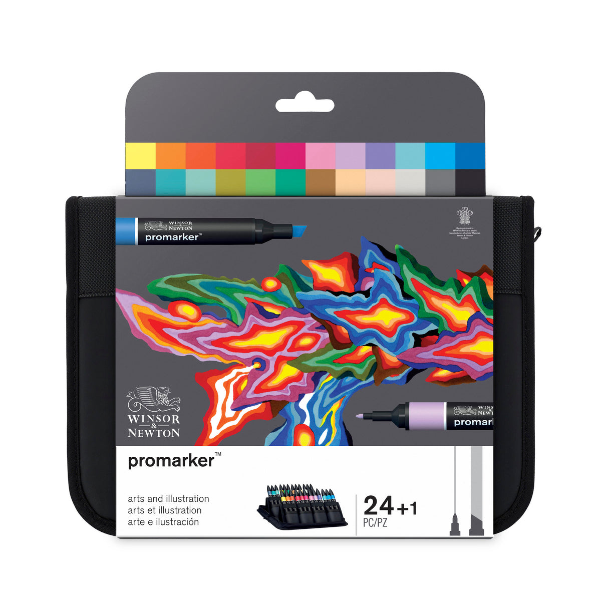 Winsor & Newton Promarker Arts & Illustration Set - Set of 24